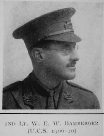 Bamberger W E W 2nd Lt 3rd Gloucestershire Regiment