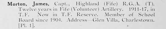 Morton J Captain Royal Garrison Artillery Photo Available Plate 1