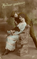 French Romantic Postcard Front