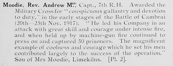 Moodie A M Captain MC 7th Black WatchPhoto Available Plate 2