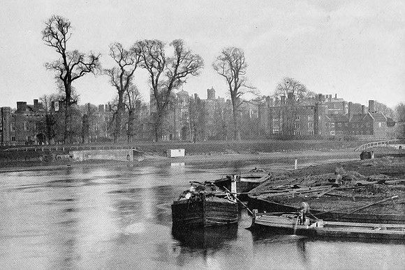 Hampton Court From The River 1890s