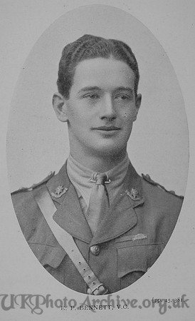 Bennett E P Captain VC MC 2nd Worcestershire Regiment