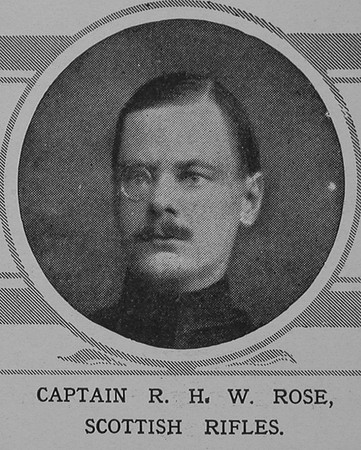 Rose R H W Captain Cameronians The Illustrated London News 21st Nov 1914