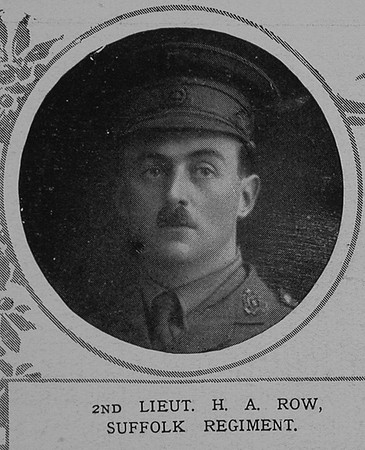 Row H A 2nd Lt 4th Suffolk Regiment The Illustrated London News 17th April 1915