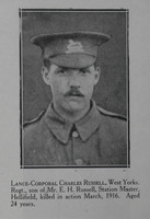 Russell C LCpl West Yorks Regt Craven Roll Of Honour