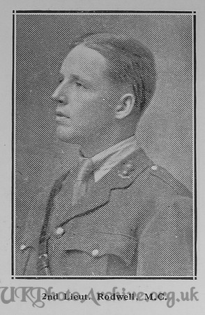 Rodwell W A 2nd Lt MC Royal Engineers