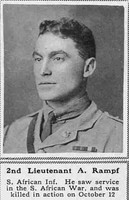 Rampf A 2nd Lt South African Infantry The Sphere 6th Jan 1917