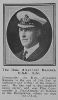 Ramsay A Comm The Hon DSO Royal Navy The Sphere 4th Jan 1919