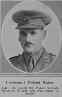 Raine H Lt Royal Engineers The Sphere 22nd June 1918