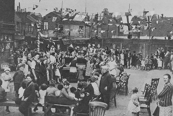 A Street Party In London For King George V Silver Jubilee May 1935