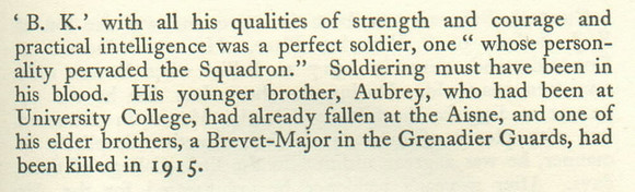 Barrington-Kennett V A Major Royal Flying Corps Obit Part 2