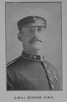 Beddow D Battalion Sergt Major RMA/3456 Royal Marine Artillery