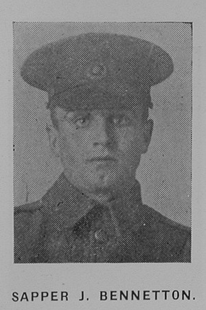 Bennetton J Sapper Deal/763(S)  R.M. Div. Engineers, R.N. Div. Royal Marines