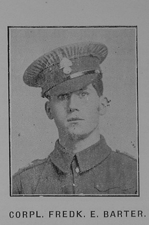 Barter F W Cpl L/16401 2nd Royal Fusiliers