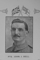 Bell J J Pte PO/13038 Portsmouth Bn. R.N. Div Royal Marine Light Infantry