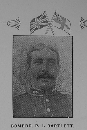 Bartlett P J Bmdr 5495 Royal Garrison Artillery
