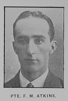 Atkins F M Pte 4687 15th London Regiment (Prince of Wales' Own Civil Service Rifles)