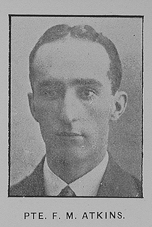 Atkins F M Pte 4687 15th London Regiment (Prince of Wales' Own Civil Service Rifles)