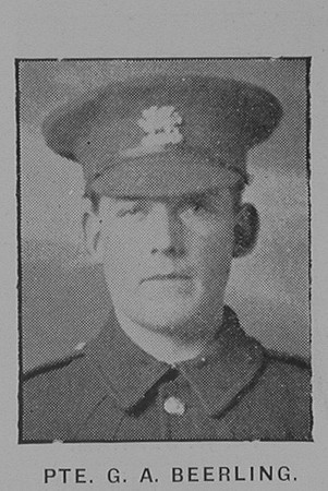 Beerling G A Pte  G/5297 7th The Buffs (East Kent Regiment)