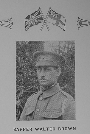 Brown W Sapper Deal/1022(S) R.M. Div. Engineers, R.N. Div. Royal Marines
