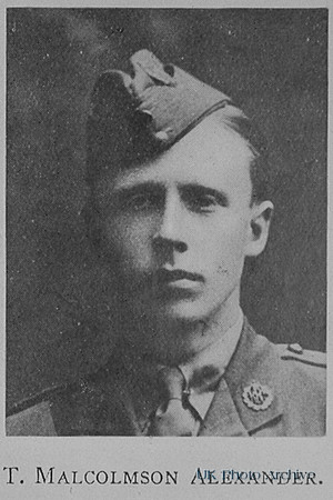 Alexander T M 2nd Lt Royal Air Force
