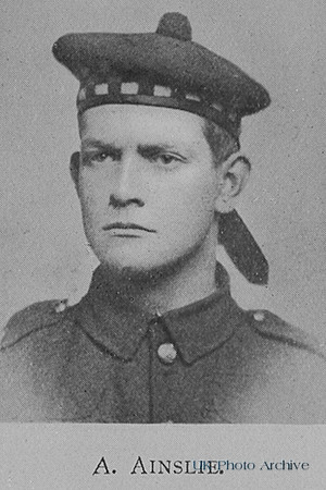 Ainslie A 2nd Lt 4th Kings Own Scottish Borderers