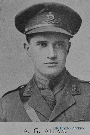 Allan A G 2nd Lt Royal Field Artillery