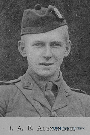 Alexander J A E 2nd Lt 12th Highland Light Infantry