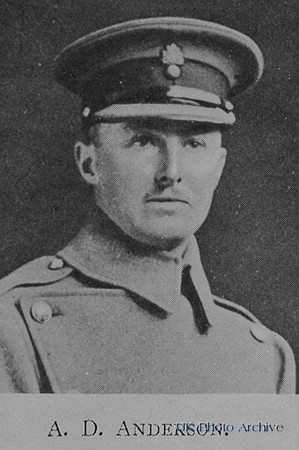 Anderson A D 2nd Lt 1st Grenadier Guards