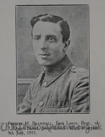 Bramall H Pte 1st East Lancs Regt Craven Roll Of Honour