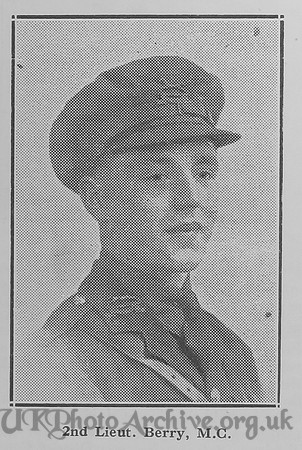 Berry J G 2nd Lt MC West Yorkshire Regiment