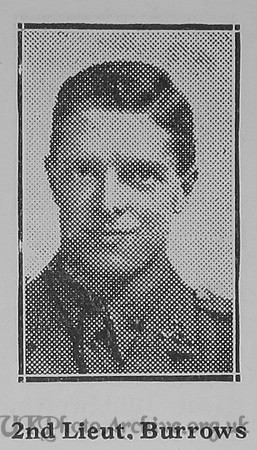 Burrows L V 2nd Lt Notts And Derby Regiment