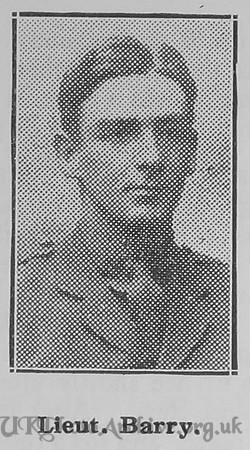 Barry W P Lt West Riding Regiment