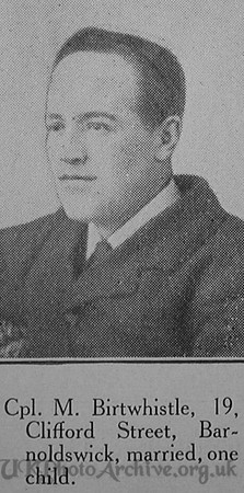 Birtwistle M Senior Reserve Attendant M10068 HMHS Rohilla Royal Navy