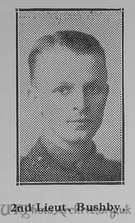 Bushby J B 2nd Lt South Staffs Regiment