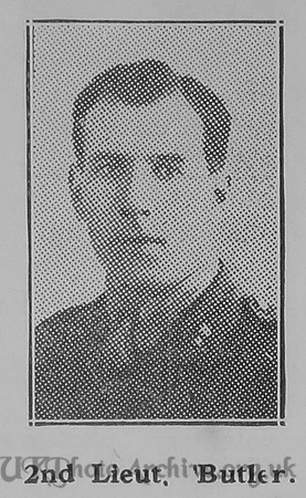 Butler C F 2nd Lt Royal Field Artillery