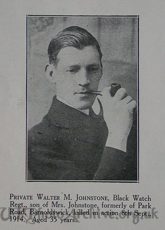 Johnstone W M Pte 1st Black Watch Craven Roll Of Honour