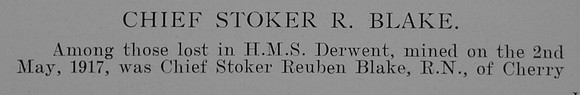 Blake R Chief Stoker 172821 HMS Derwent Royal Navy Part 1