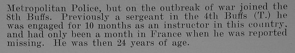 Andrews W A Sergt S-718 The Buffs (East Kent Regiment) Part 2