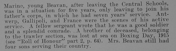 Beavan F Sergt CH-16251 Royal Marine Light Infantry Part 2