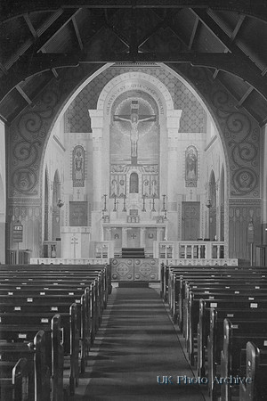 Church Of Our Lady Of The Rosary Sutton Surrey Interior  c.1950