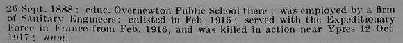 Cameron D M Pte 10206 10th Argyll And Sutherland Highlanders Obit Part 2
