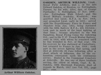 Oakden A W Lt Royal Field Artillery Obit De Ruvignys Roll Of Honour Vol 5