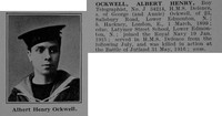 Ockwell A H Boy Telegraphist J-34214 HMS Defence Royal Navy Obit De Ruvignys Roll Of Honour Vol 5