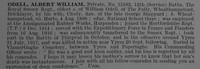 Odell A W Pte 15582 12th Royal Sussex Regiment Obit De Ruvignys Roll Of Honour Vol 4