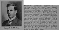 MacKay K S Dvr 554 5th Australian Imperial Force Obit