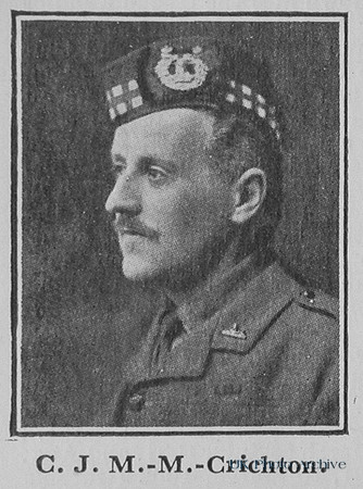 Maitland-Makgill-Crichton C J Major 10th Gordon Highlanders