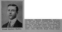 Madley F H Rfn 5th London Regt Obit Part 1 De Ruvignys Roll Of Honour Vol 2