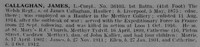 Callaghan J L/Cpl 36103 1st Welsh Regiment