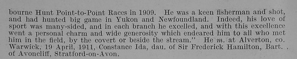 Campbell A B Lt Sussex Yeomanry Obit Part 2 De Ruvignys Roll Of Honour Vol 3